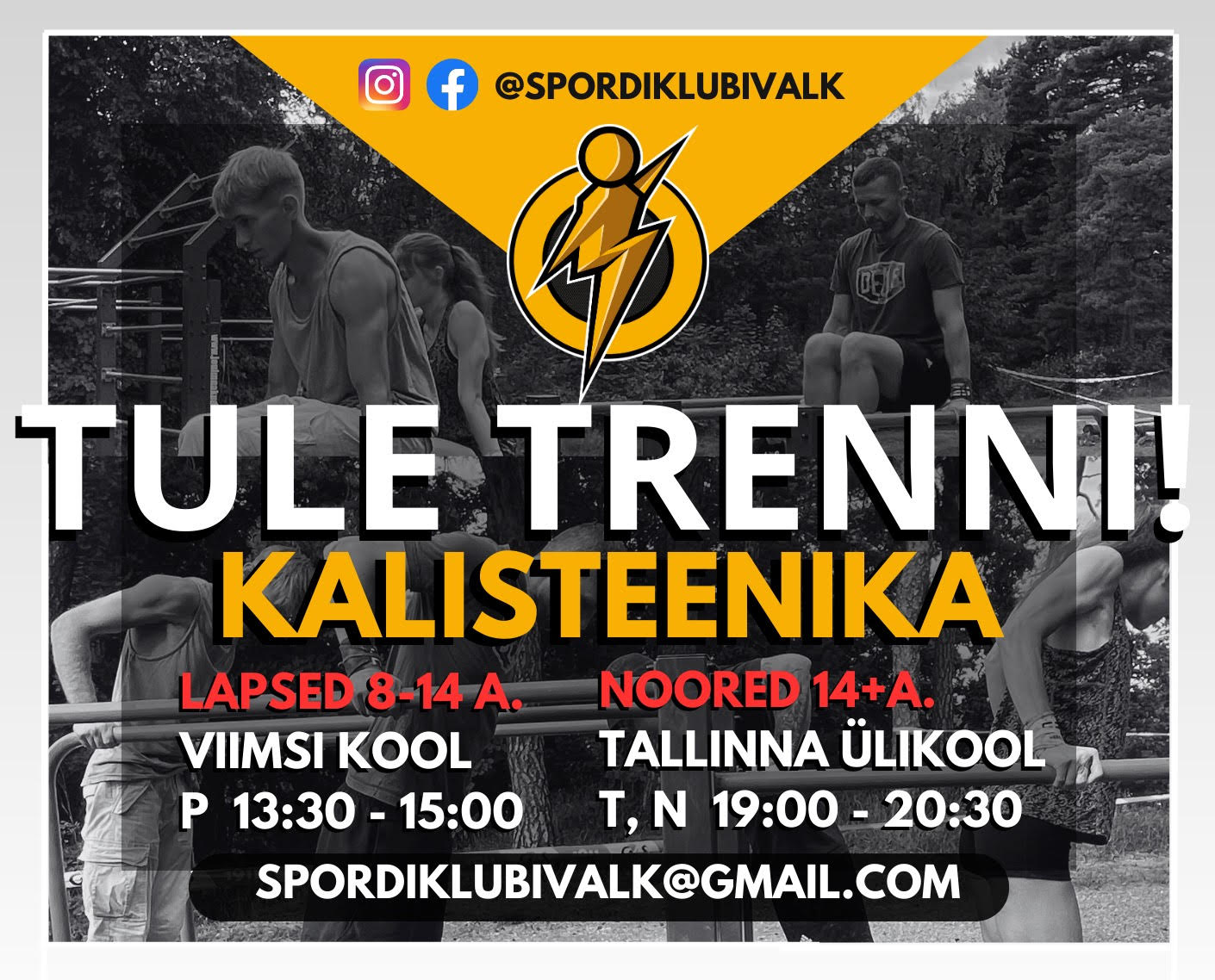 You are currently viewing Kalisteenika trennid Tallinnas – Spordiklubi Välk